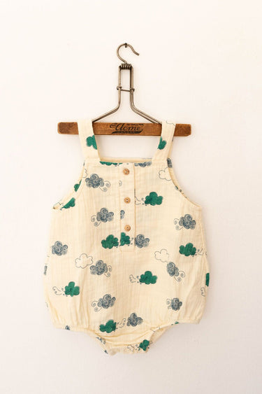 Fin & Vince Button Onesie, Breezy